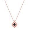 Black Sapphire Pendant in 14k Rose Gold (18)
