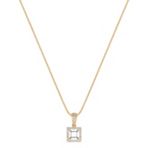 Round Diamond Square Pendant (18)