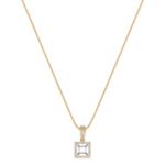 Round Diamond Square Pendant (18 in.)