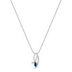 Marquise Sapphire Pendant (18 in.)