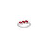 Three-Stone Marquise Ruby Ring