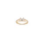 Vintage Diamond Engagement Ring with Pave Setting
