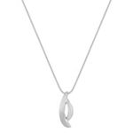 Contemporary Sterling Silver Pendant (18 in.)