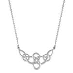 Celtic Sterling Silver Necklace (18 in.)