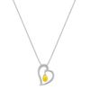 Briolette Yellow Sapphire Heart Pendant (18)