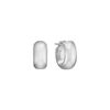Sterling Silver Wide Hoop Earrings