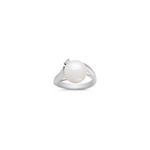 10mm Cultured South Sea Pearl and Diamond Ring