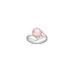 9mm Pink Cultured Freshwater Pearl and Sterling Silver Ring