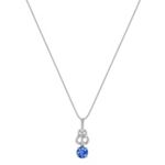 Kentucky Blue Sapphire Pendant (18 in.)