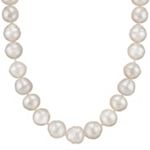 10mm Cultured South Sea Pearl Strand in Sterling Silver (23 in.)