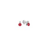 Ruby and Diamond Earrings