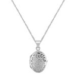 Oval Locket in Sterling Silver (18 in.)