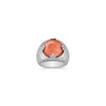 Red Jasper and Sterling Silver Ring