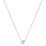 Solitaire Diamond Pendant (18 in.)