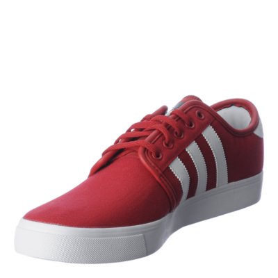 adidas men's seeley skate shoe red