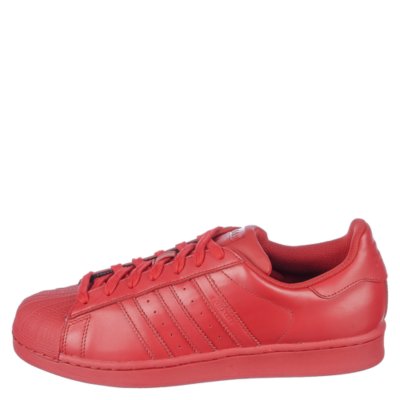 Adidas Pharrell Williams Superstar Supercolor Men's Red Casual Lace Up Sneakers | Shiekh Shoes