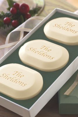 Carved Monogrammed Soaps