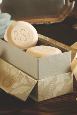 Monogrammed Soap Set