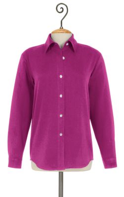 Women's Tencel Big Shirt - Pink