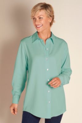 Tencel Big Shirt - Blue