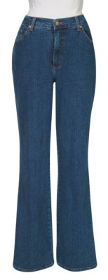 Women's Plus Size Slim Fit Cotton Stretch Lower-Rise Pefect Jean - Blue
