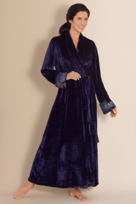 Women's "Vintage" Starlet Robe - Blue