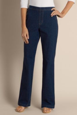 Women's Denim Stretch Legging - Blue