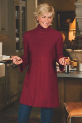 Womens Silk Cashmere Tunic