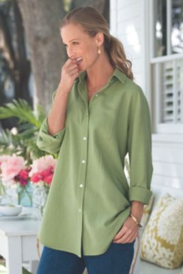 Womens Gauze Big Shirt