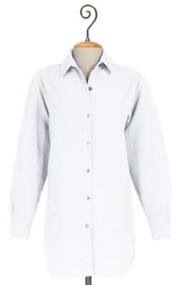 Women's Tall Classic Cotton Gauze Big Shirt - White