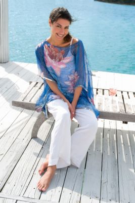 Silk Lily Poncho