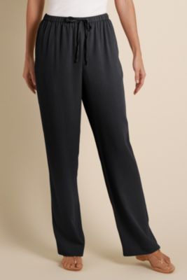 Tall Silk Drawstring Pant