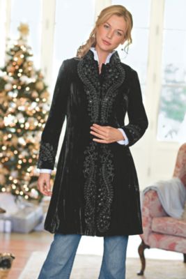 Posh Velvet Coat