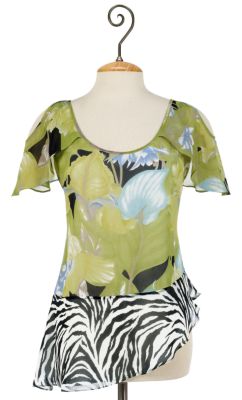 Women's Silk Flutter Top