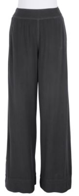 Petite Wide Leg Sandwashed Pant