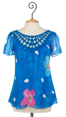 Silk Botanical Top