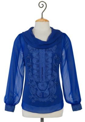 Silk Soutache Shirt