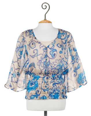Women's Silk Villa Top & Cami