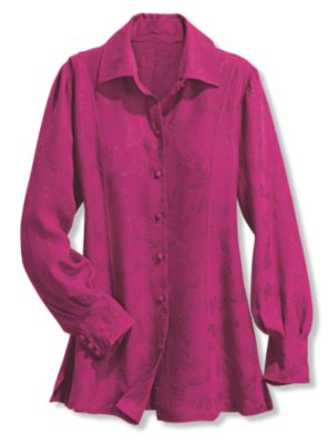 Silk Cloque Shirt
