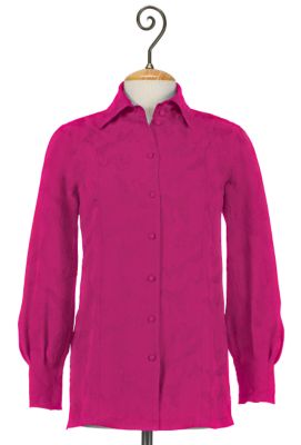 Silk Cloque Shirt