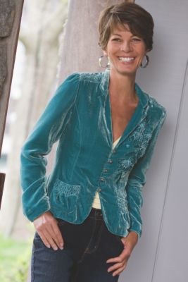 Silk Velvet Renaissance Jacket