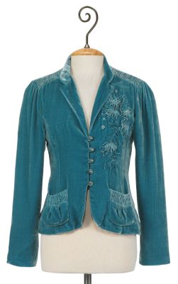 Silk Velvet Renaissance Jacket