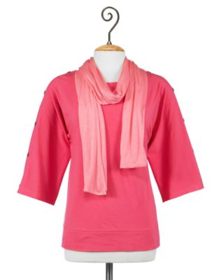 Left Bank Top and Scarf