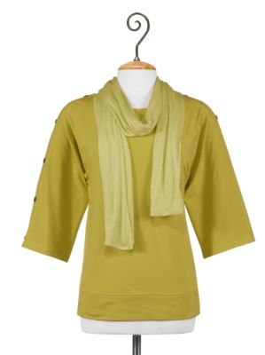 Left Bank Top and Scarf