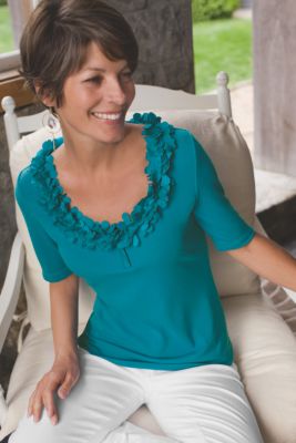 Silk Petals Top