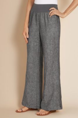 Petite Linen Cotton Pant