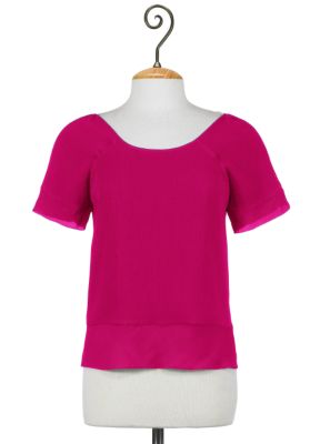 Silk Delphine Top