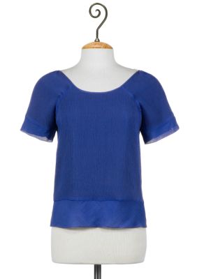 Silk Delphine Top