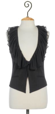 Women's Removable Ruffle Vest