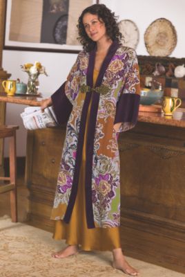 Tall San Simeon Silk Robe